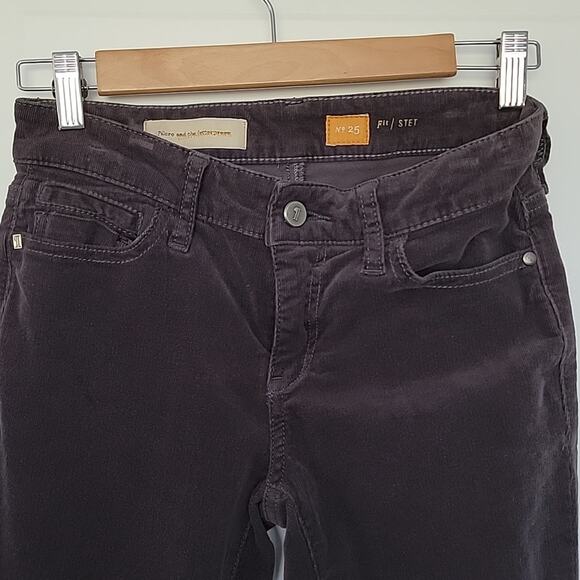 Anthro Pilcro And The Letterpress The Stet Slim Ankle Corduroy Jeans, 25 - Picture 4 of 8